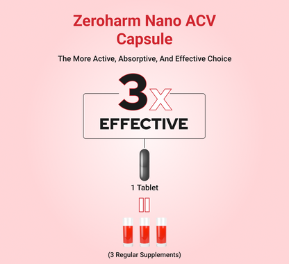 ZeroHarm Nano Apple Cider Vinegar Capsules 💊