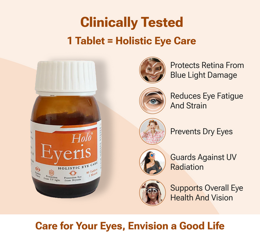 HOLO EYERIS | Holistic Eyecare Supplements | Natural Ingredients | Nanotechnology-based