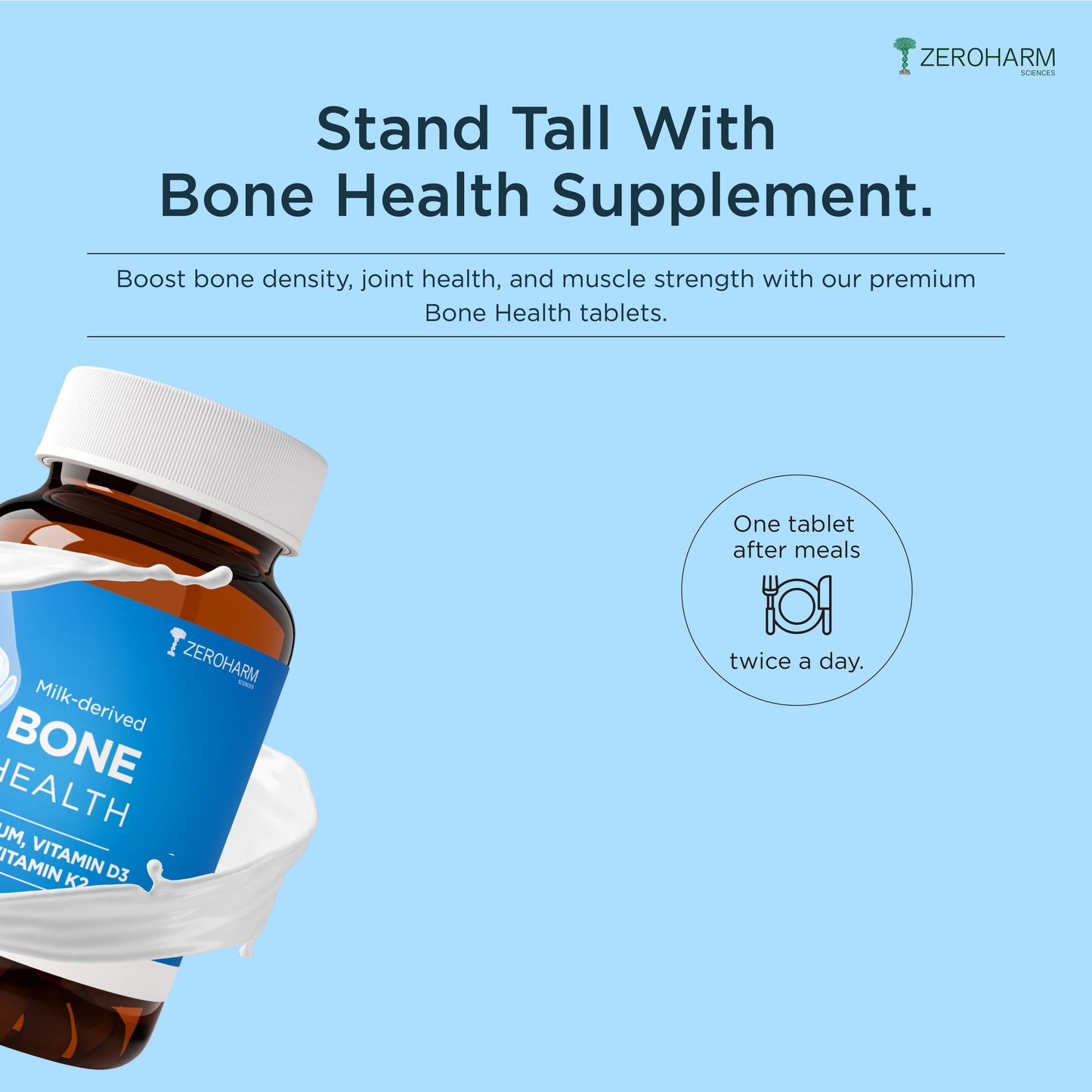 Zeroharm Bone Health Tablets Dosage