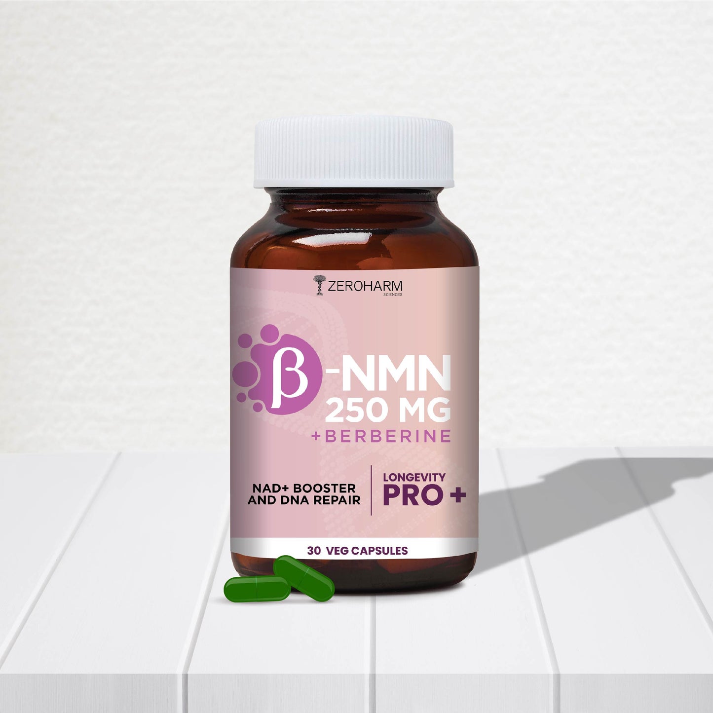 NMN 250 MG + Berberine | 30 Capsules to Boost NAD+