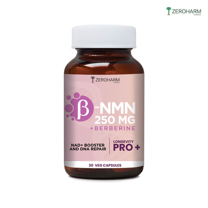 NMN 250 MG + Berberine | 30 Capsules to Boost NAD+