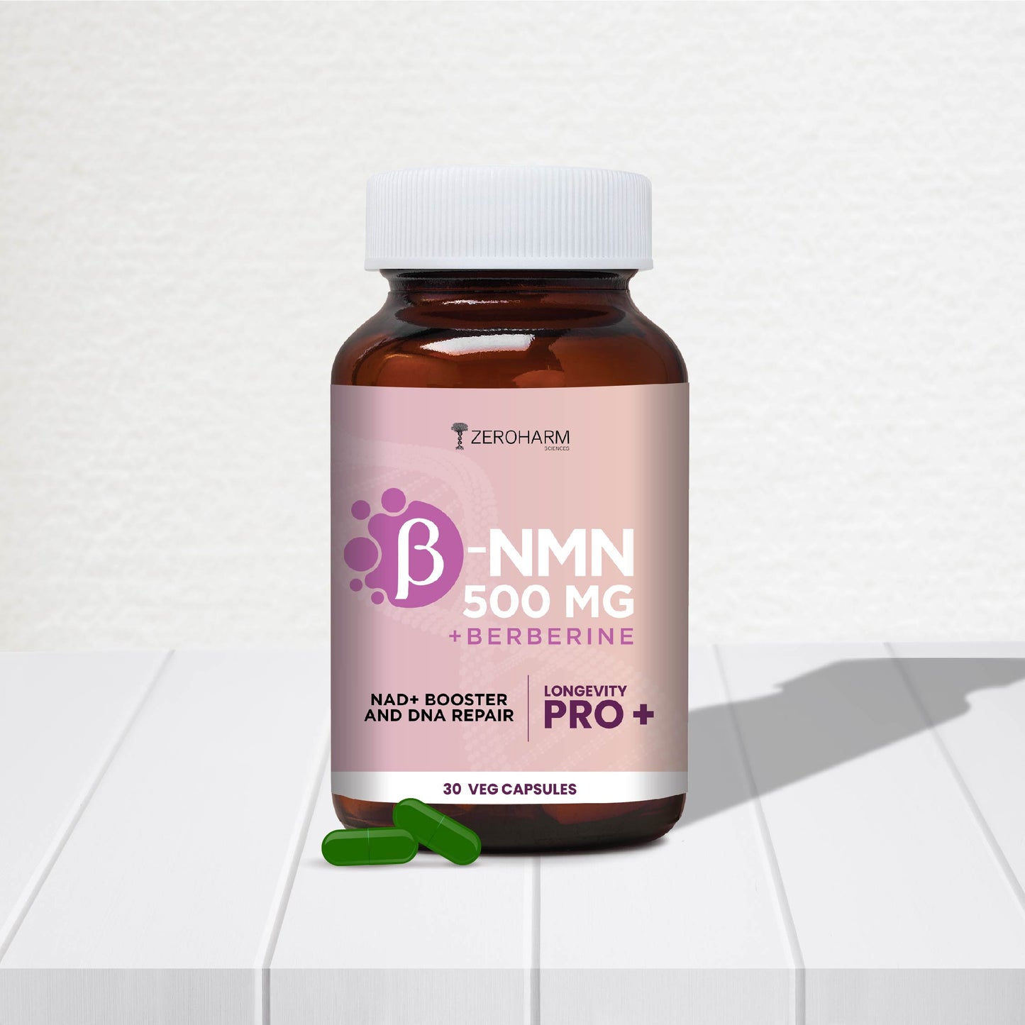 NMN 500 MG + Berberine | 30 Capsules to Boost NAD+