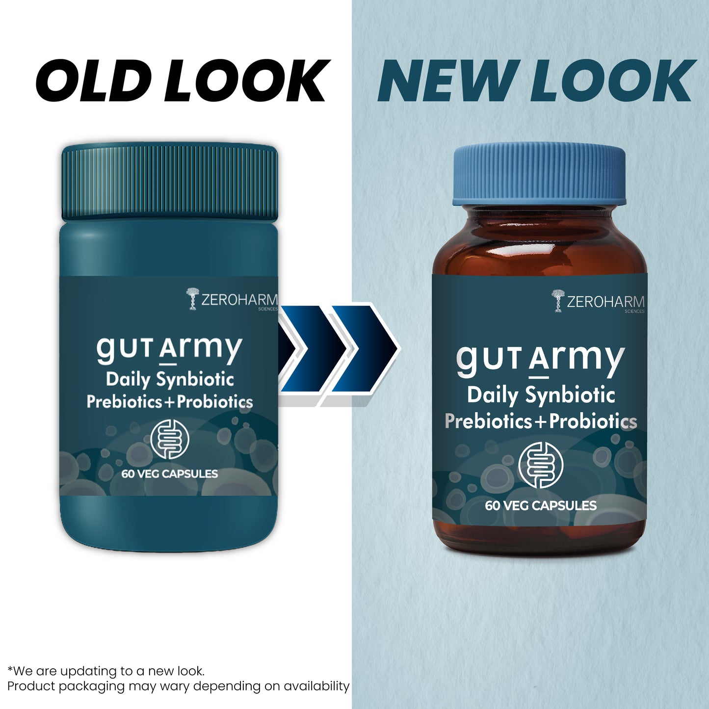 Gut Army Prebiotic & Probiotic Capsules