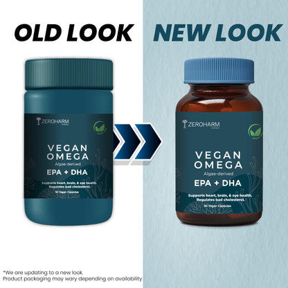 Zeroharm Vegan Omega Capsules With High EPA+DHA